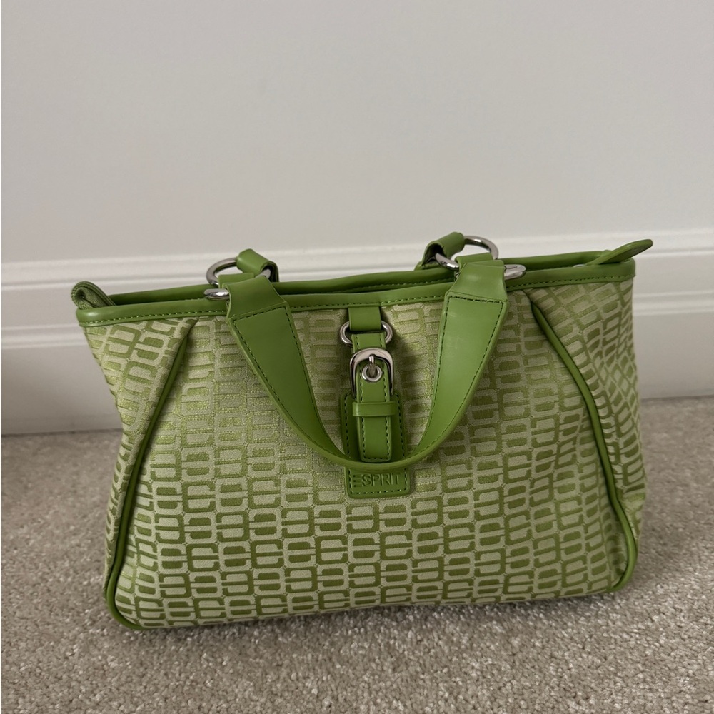 Esprit Lime Green Satchel Bag